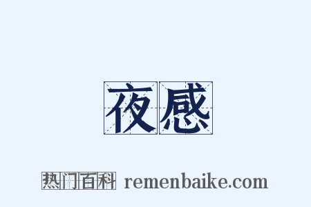 夜感是什么意思的图片